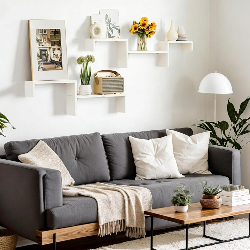 3 Piece Wood Floating Shelf