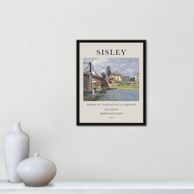Old Masters Collection "The Bridge at Villeneuve" Print