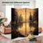 4 panneaux paravent pliant Royal Deer Autumn Rustic Forest Cabin Wildlife-133677695-133677693
