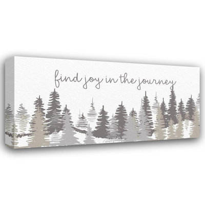Millwood Pines Allen, Kimberly Gallery Wrapped Canvas Art Titled: Find Joy In The Journey