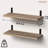 2 Rustic Living Room Shelf - Style With 40Lb Weight Capacity Display Shelves Of 2 Limit