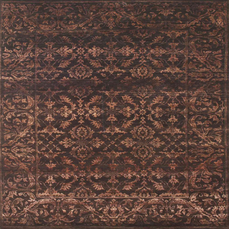 Oriental Indoor Rug, Square 3'
