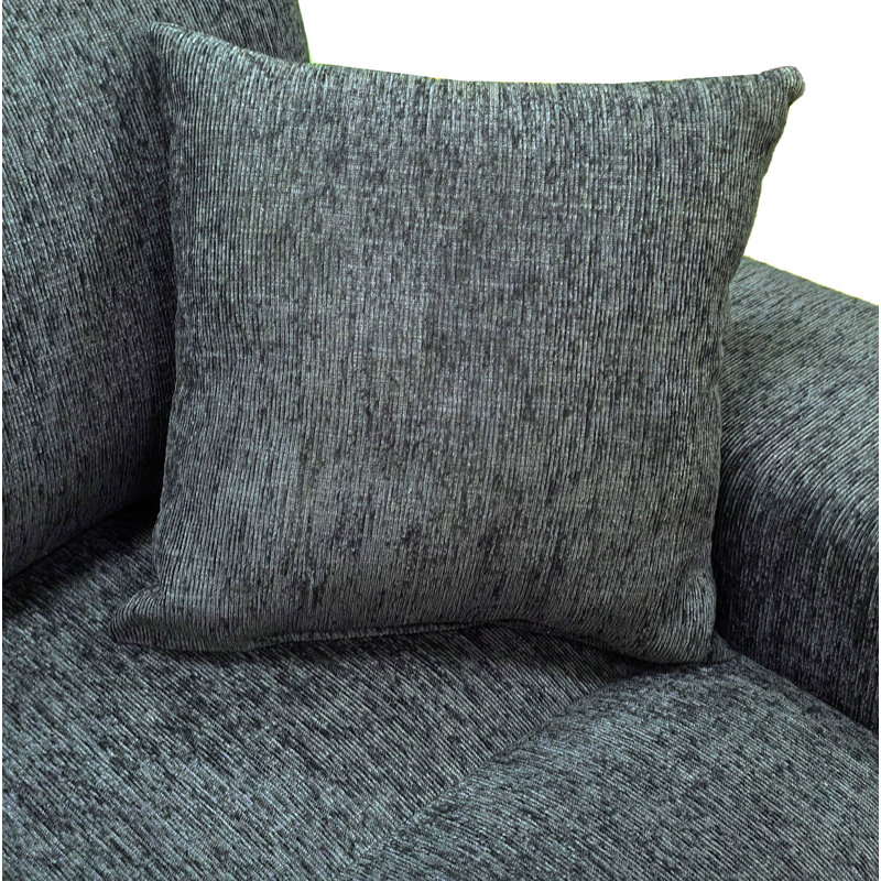 Canapé modulaire rembourré en U avec repose-pieds en chenille de 134 po avec canapé et coussins de 134 po Cloud