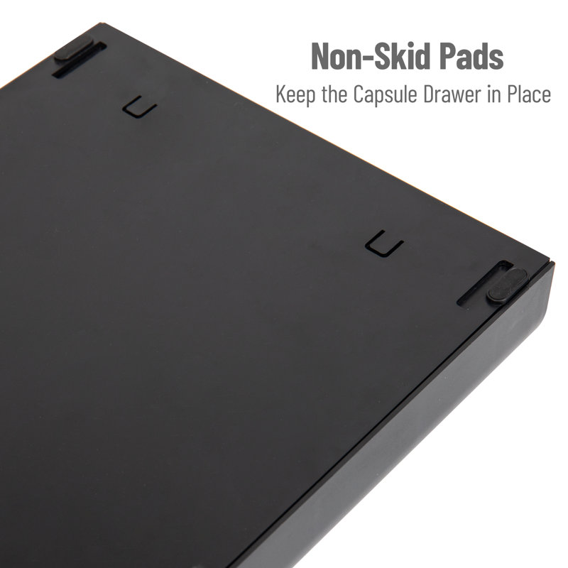 Black Nespresso Capsule Drawer Coffee Pod Holder