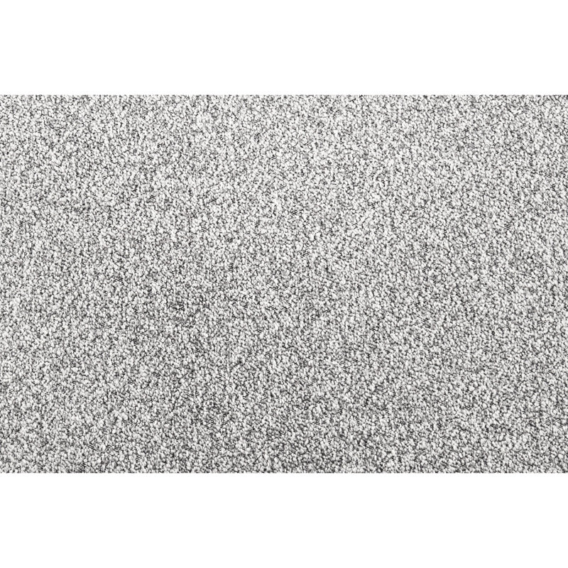 Fauteuil pivotant rembourré en tissu Grey Boucle