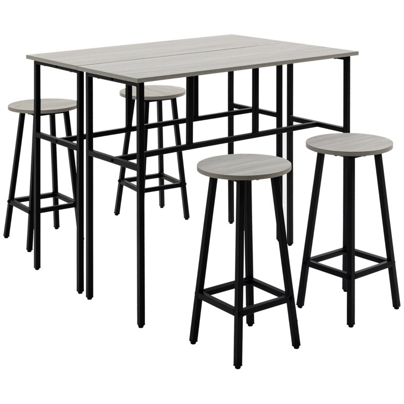 100 Bar Cabinet, Black/Gray