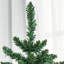 Arbre de Noël artificiel de 6 pi de hauteur - Sapin mince, 583 pointes, réaliste, facile à assembler, feu, arbre économisant l'espace de 70,5 po, apparence réaliste, configuration,