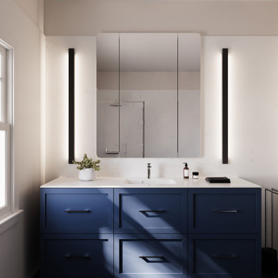 Lithe Aluminum LED Flush Mounted Sconce