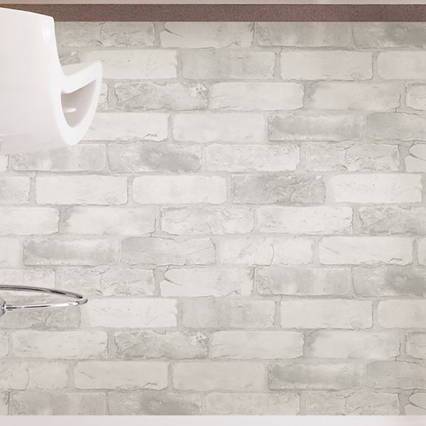Loft Brick 5.5m x 52cm Peel and Stick Wallpaper Roll