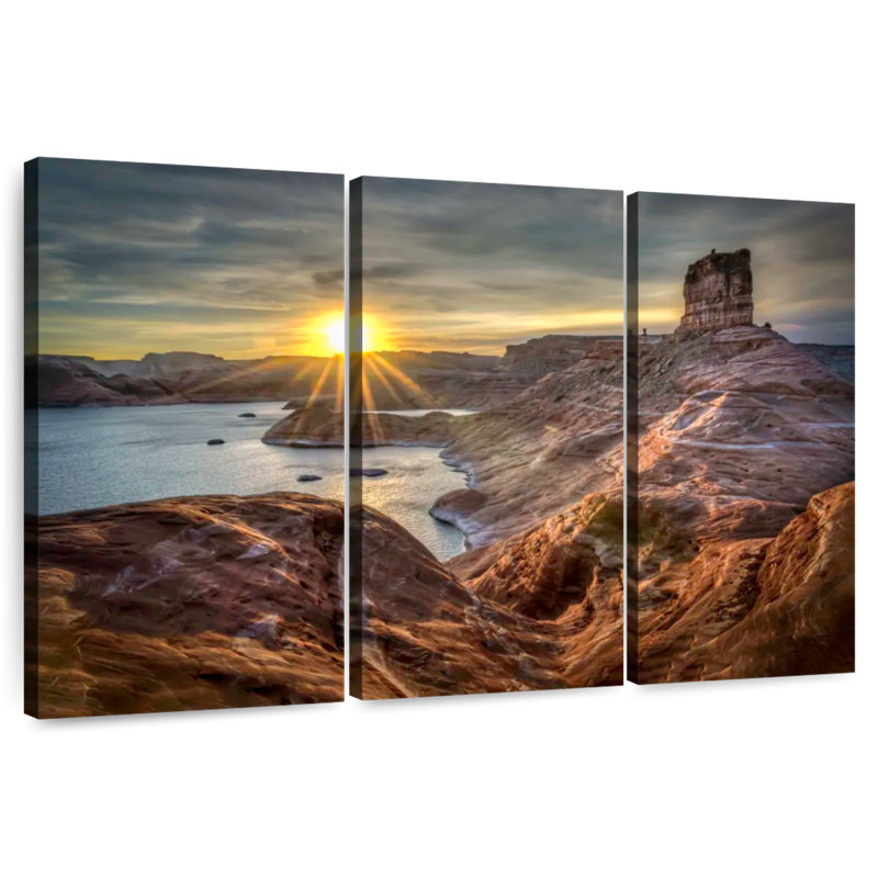 Alvord Lake Powell Sunrise, 28" H x 45" W