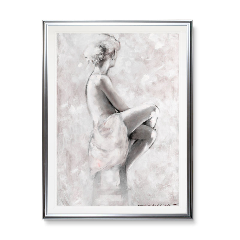 « mou rhapsody i », reproduction, H 30 po x l 22 po x P 1,5 po, Cadre argenté