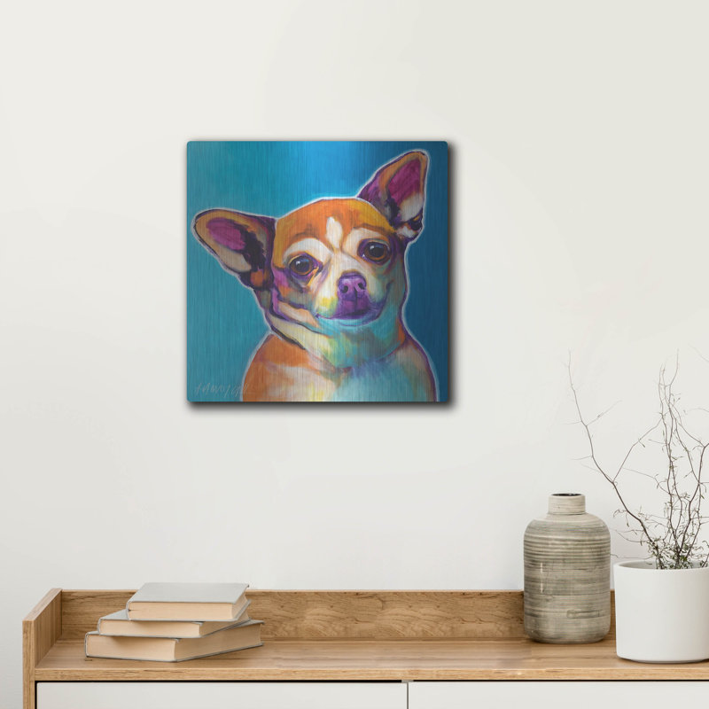 "Chihuahua - Starr" par Dawg Painter, H 12 po x l 12 po