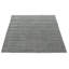Tapis rayé gris foncé en laine tissé à la main Doorfield