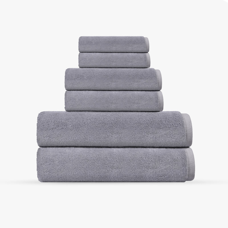 Ensemble de serviettes 6 pièces Mac, Argent