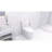 White Porcelain Toilet With Efficient Dual Flush And Elegant Design Elongated Silent Flushing