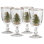 16 Oz Pedestal Goblets, Set of 4