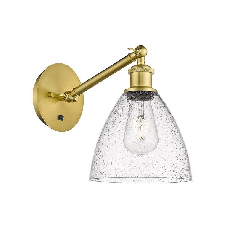 Shauna Armed Sconce, LED, Satin Gold