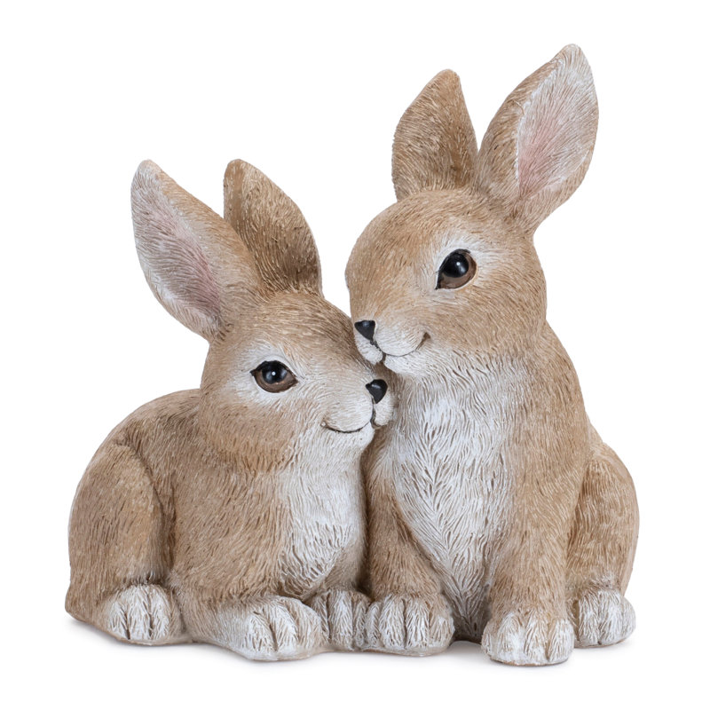 Figurine Woodland Bunny Couple (ensemble de 2)