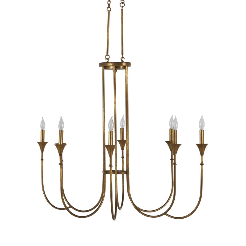 Kathleen 8 - Light Candle Style Chandelier