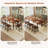 7-piece Dining Table Set, Extendable Tabletop