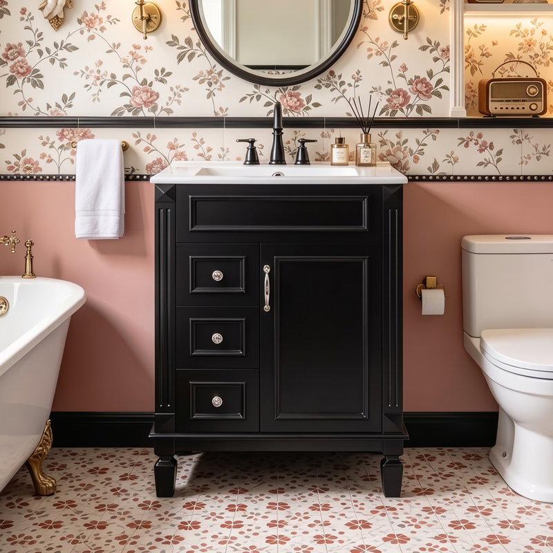 Single Bathroom Vanity with Top