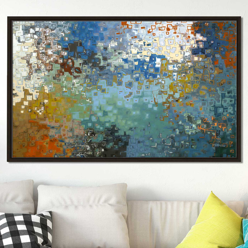«My Protector», reproduction sur toile, H 63,5 po x l 39,5 po x P 2 po, Cadre flottant espresso