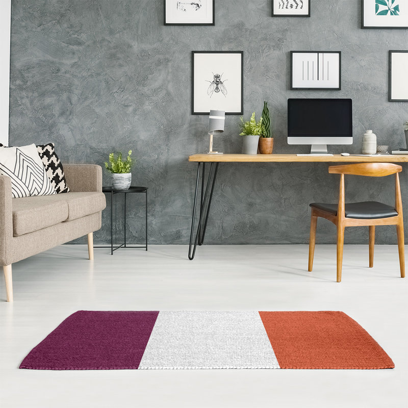 Tapis rose/orange, Rectangle 4 pi x 6 pi