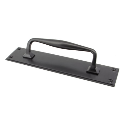 300mm Art Deco Pull Handle on Backplate