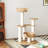 4 Tiers Cat Tree with Condons,Perch,Scratching Posts