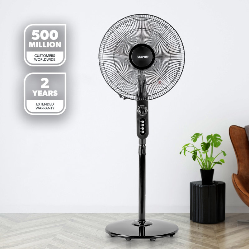 Geepas 16 inch Free Standing Oscillating Cooling Fan