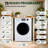 Equator Value Stack Laundry 220v 26 Lbs Washer 2.5cf+vented Dryer 4cf 1 Outlet