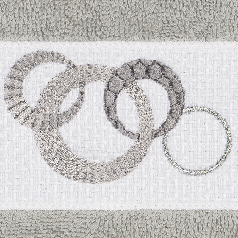 Gant de toilette Annabelle, Gris clair