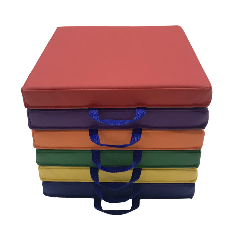 Coussins de plancher carrés 15 po SoftScape, Assorted