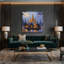 Cities Yangon Myanmar Brown Canvas Wall Art-32658879