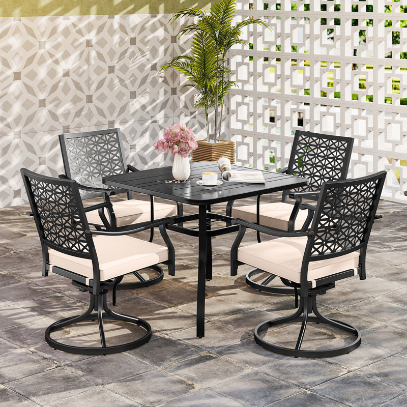 Fauteuil de terrasse Angelle, Beige