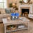 Cozy Mason Jar Table Centerpiece with Yellow Hydrangeas,Rustic Wood Tray Farmhouse Dining & Coffee Table Décor-1798033011