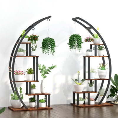 Gujiam Support Pour Plantes D'intérieur Avec Lampe De Culture, étagère