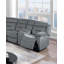 Ensemble de conversation modulaire inclinable électrique de style contemporain avec porte-gobelet à deux consoles Power Motion-2105876532