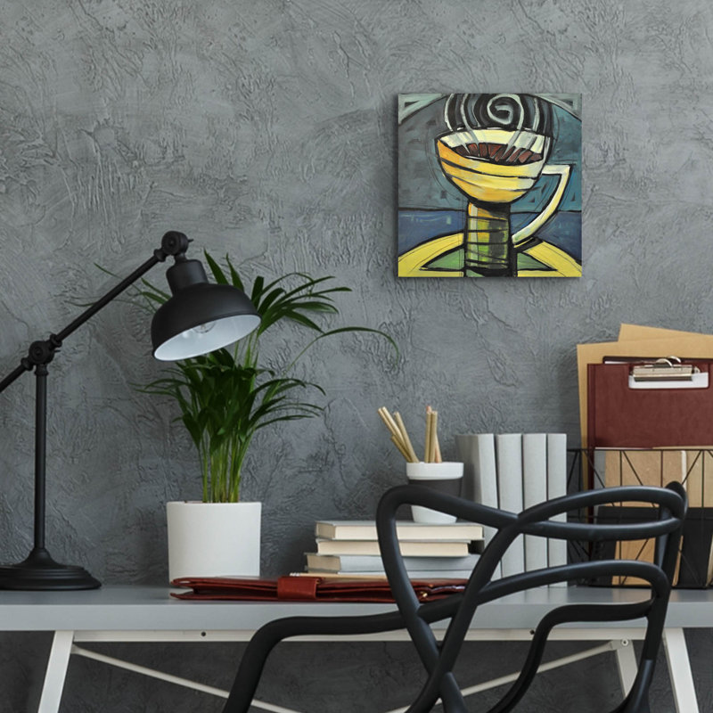 «Coffee Cup 3» par Tim Nyberg, H 12 po x l 12 po x P 0,13 po
