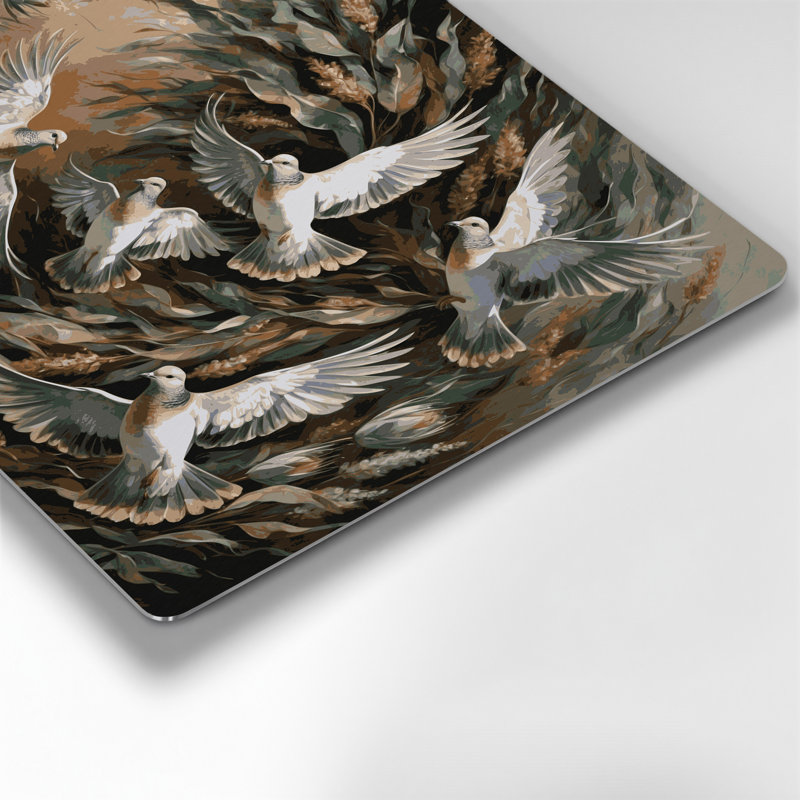 Oiseaux, art mural Cape Turtle Dove, H 144 po x l 216 po x P 0,05 po
