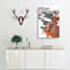 Overlooking The Fields by Isoda Koryusai - Wrapped Canvas-55366838