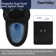 DeerValley Ursa Modern Toilet Elongated One-Piece Toilet with High Efficient Flush and Fully Glazed Design(Seat Included)