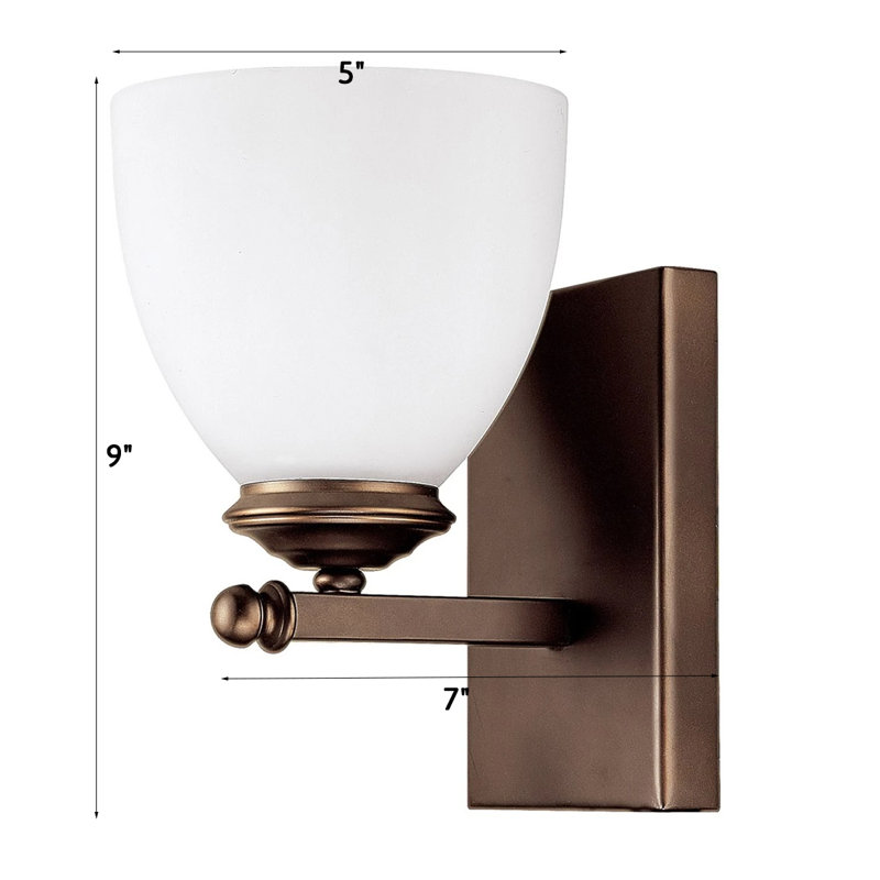Farrell Armed Sconce, Burnished Bronze