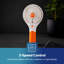 GEEPAS Rechargeable Fan | Mini Portable USB Handheld Fan for Home Office Travel Outdoor Personal Use | 3 Speed Settings 8Hr Run Time | Ultra Quiet Lightweight Air Circulator | 2 Year Warranty-127314144-127314146