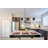 Dipaolo 4-Light Linear Chandelier in Matte Black-742872210