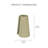 Small Canyon Tapered Ecomix Table Vase-123273975