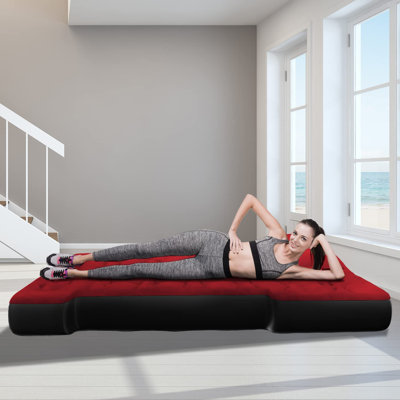 Matelas gonflable de 5,5 pi à 5,8 pi pour lit de camion court avec pompe et sac à dos Mainville