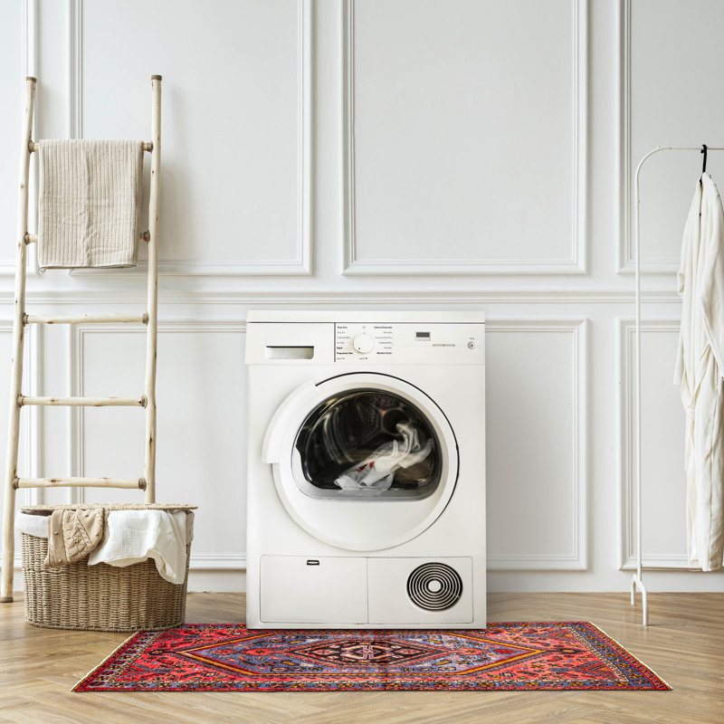 Tapis bleu Andelz 4 pi 4 po x 7 pi 1 po