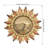 23.25 Inch Sun Metal Outdoor Wall Decor with Multi Color Weather Resistant Finish for Indoor and Outdoor Home Accent - Copper Mosaic