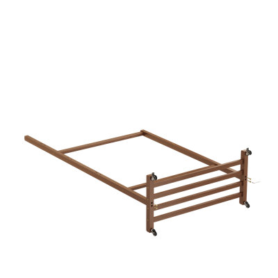 Solid Wood Garment Rack with Wheels, Rolling Clothes Rack with Hanging Rod, Hooks and Storage Shelf, Freestanding Coat Rack for Bedroom Entryway